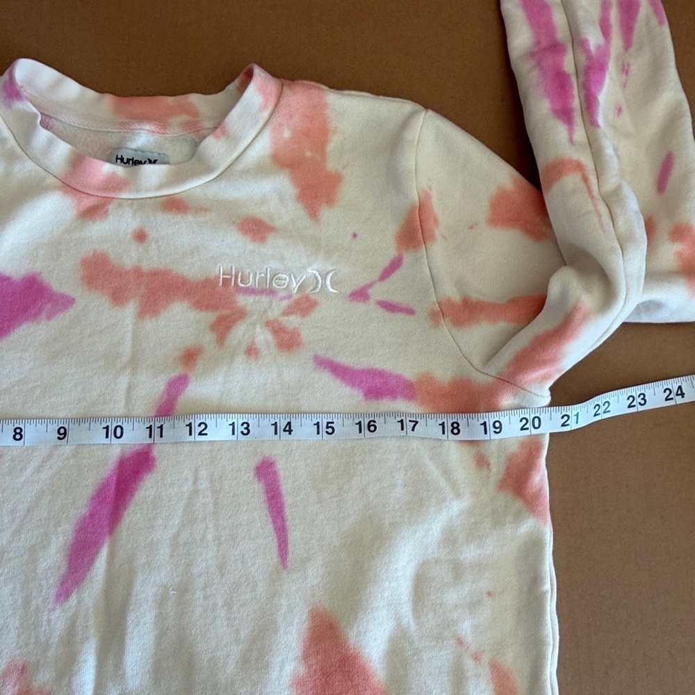 HURLEY All Over Tie Dye Sweatshirt size medium - Picture 6 of 9